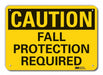 Caution Sign 7 in x 10 in Aluminum