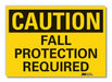 Caution Sign 7inx10in Non-PVC Polymer