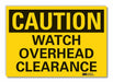 Caution Sign 7inx10in Non-PVC Polymer