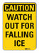 Caution Sign 14 inx10 in Plastic