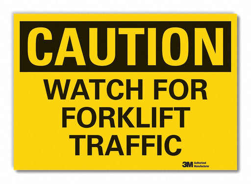 Caution Sign 7inx10in Non-PVC Polymer