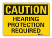 Hearing Caution Rflctv Label 5inx7in