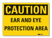 Caution Sign 10inx14in Non-PVC Polymer