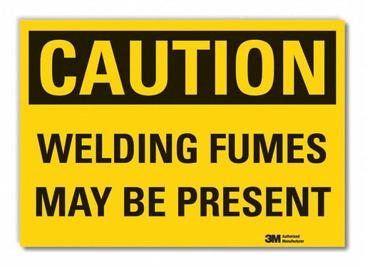 Caution Sign 7in x 10in Non-PVC Polymer