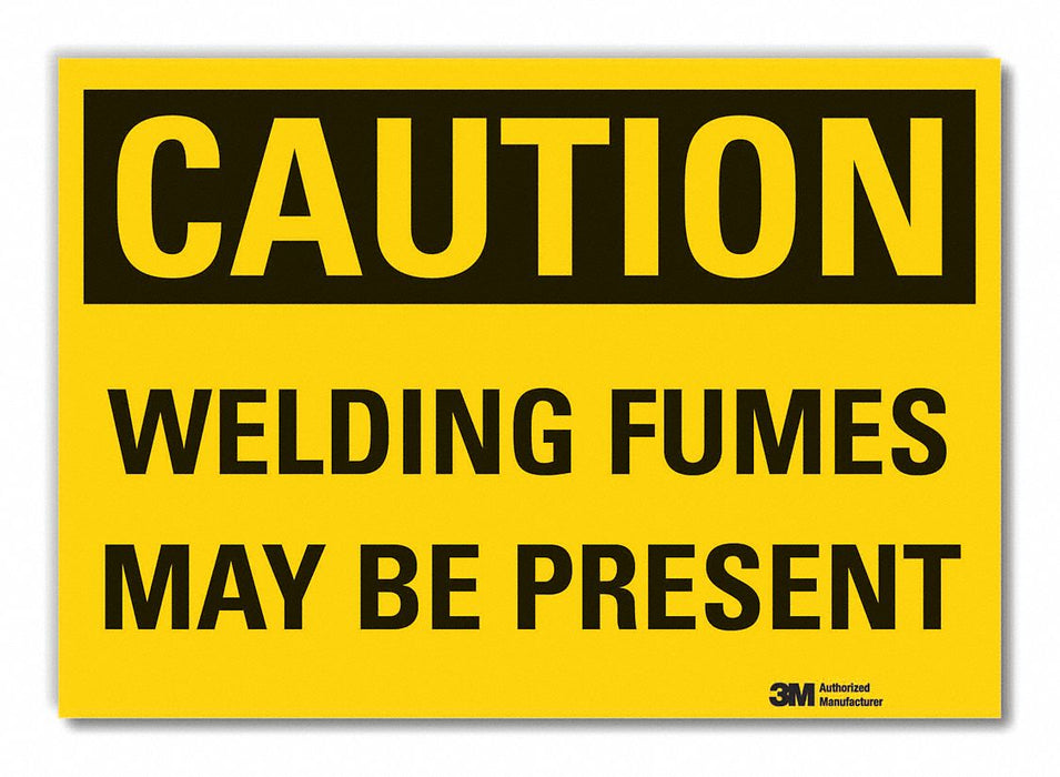 Welding Hzd Caution Rflct Label 5x7in