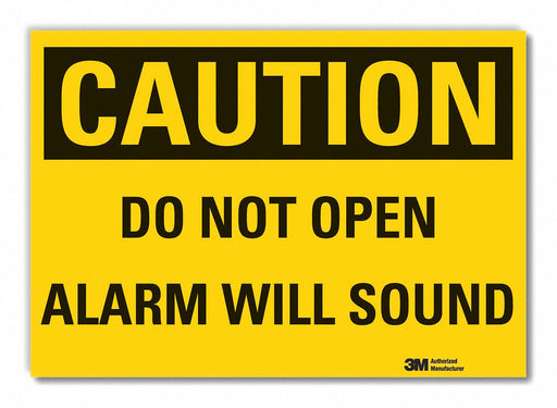 Caution Sign 7in x 10in Non-PVC Polymer