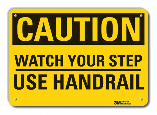 Caution Sign 10 inx14 in Plastic