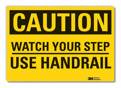 Caution Sign 10in x 14in Non-PVC Polymer