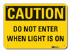 Rflct Personal Safety Caut Sign 7x10in
