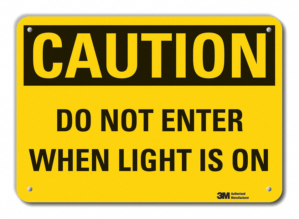 Rflct Personal Safety Caut Sign 10x14in