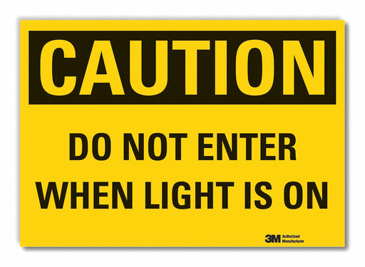 Caution Sign 10inx14in Non-PVC Polymer