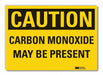 Caution Sign 7inx10in Non-PVC Polymer