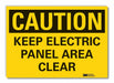 Caution Sign 10inx14in Non-PVC Polymer