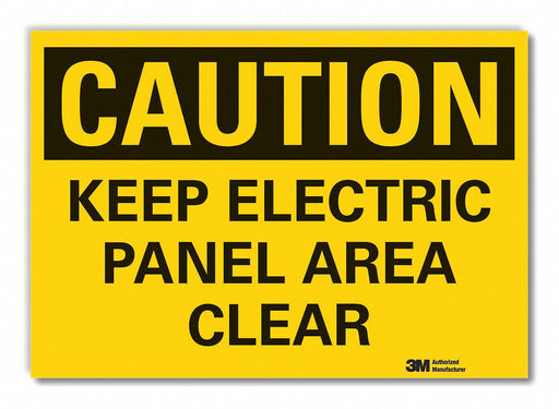Caution Sign 10inx14in Non-PVC Polymer