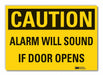 Caution Sign 7in x 10in Non-PVC Polymer