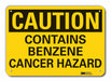 Caution Sign 10 in x 14 in Plastic