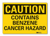 Caution Sign 7inx10in Non-PVC Polymer