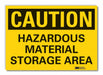 Caution Sign 7inx10in Non-PVC Polymer