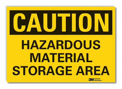 Caution Sign 7inx10in Non-PVC Polymer