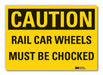 Caution Sign 10inx14in Non-PVC Polymer