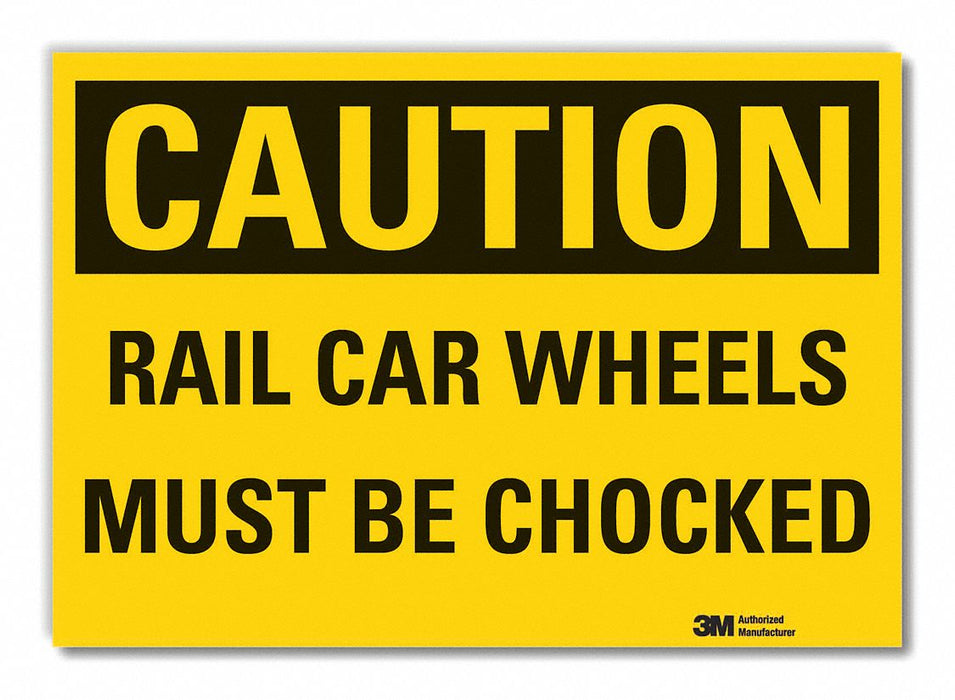 Caution Sign 10inx14in Non-PVC Polymer