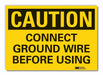 Caution Sign 10inx14in Non-PVC Polymer