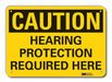 Caution Sign 10 in x 14 in Plastic