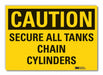 Caution Sign 10inx14in Non-PVC Polymer