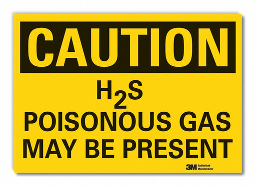 Caution Sign 7in x 10in Non-PVC Polymer