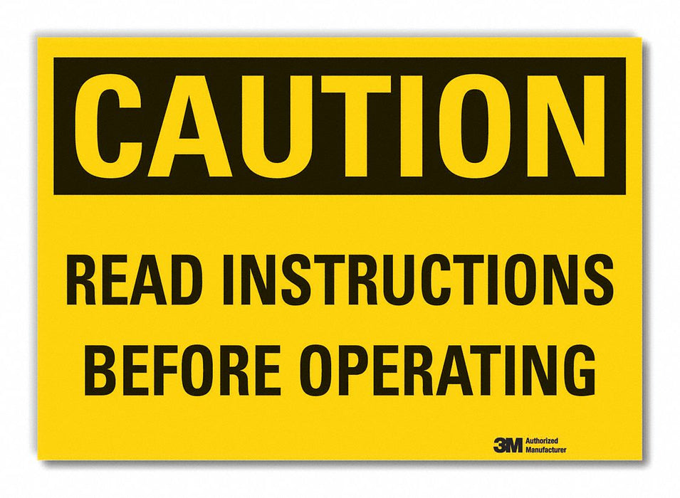 Information Caution Rflct Lbl 7inx10in