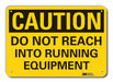 Caution Sign 10 inx14 in Plastic