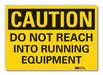Caution Sign 7in x 10in Non-PVC Polymer