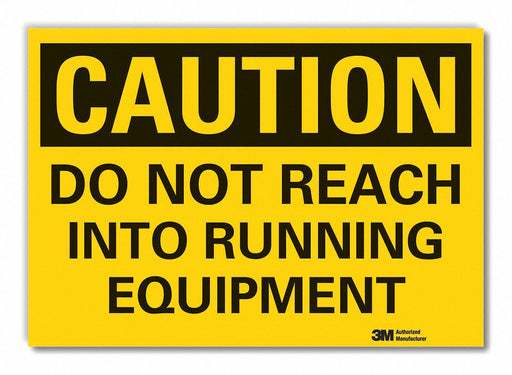 Caution Sign 7in x 10in Non-PVC Polymer