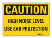 Caution Sign 7in x 10in Non-PVC Polymer