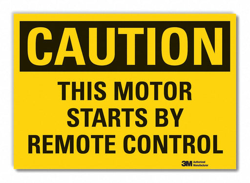 Caution Sign 10inx14in Non-PVC Polymer