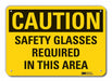 Caution Sign 10 inx14 in Plastic