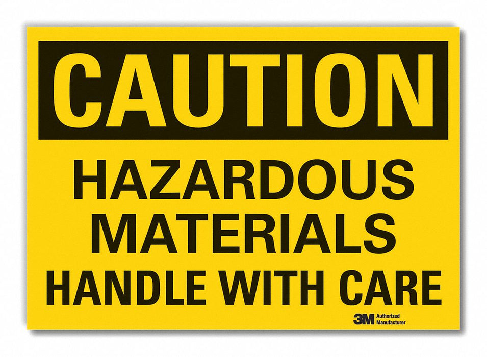 Caution Sign 10inx14in Non-PVC Polymer