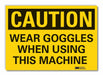 Caution Sign 10inx14in Non-PVC Polymer