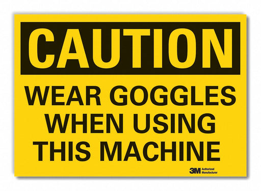 Caution Sign 10inx14in Non-PVC Polymer