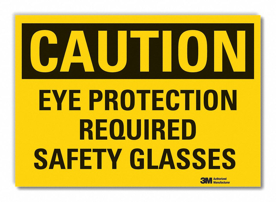 Caution Sign 10inx14in Non-PVC Polymer