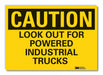 Caution Sign 10inx14in Non-PVC Polymer