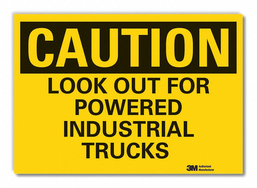 Caution Sign 10inx14in Non-PVC Polymer