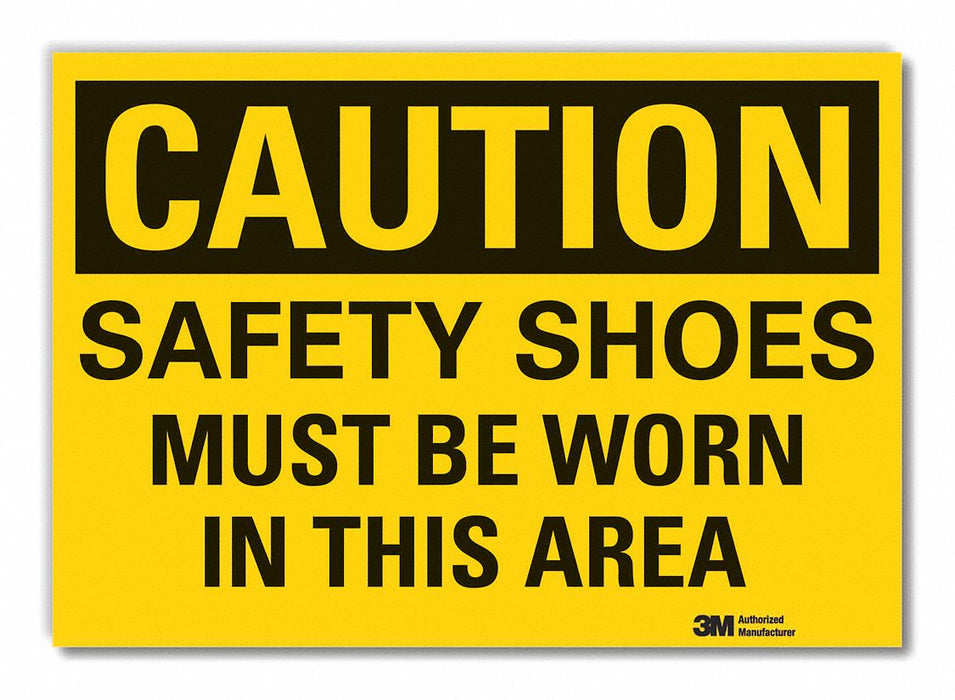 Caution Sign 10inx14in Non-PVC Polymer