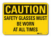 Rflctv Eye Caution Sign 10x14in Aluminum