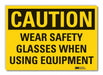Caution Sign 10inx14in Non-PVC Polymer