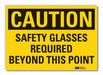 Caution Sign 10inx14in Non-PVC Polymer