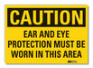 Caution Sign 10inx14in Non-PVC Polymer