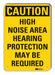 Caution Sign 14 in x 10 in Plastic