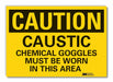 Caution Sign 10inx14in Non-PVC Polymer