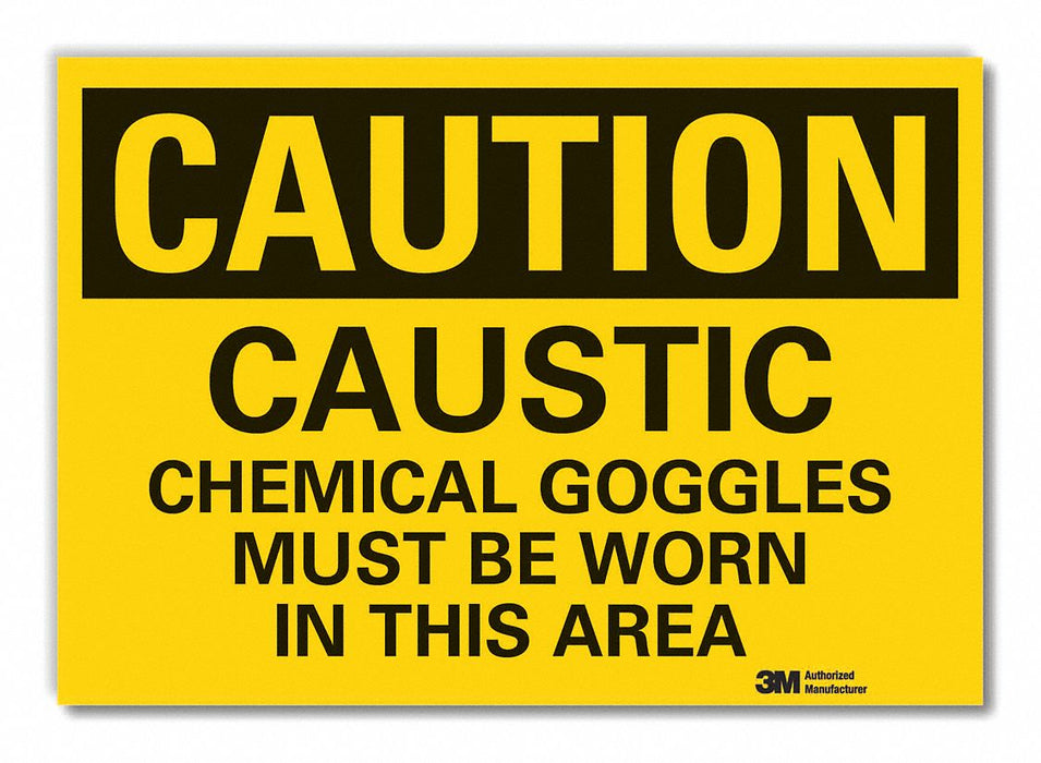 Caution Sign 10inx14in Non-PVC Polymer